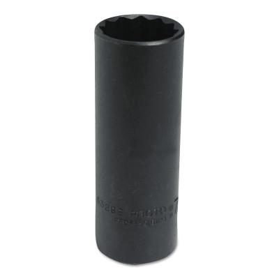 Stanley?? Products Torqueplus Protoblack Deep Sockets, 1/2 in Drive, 7/8 in, 12 Points, 5328B