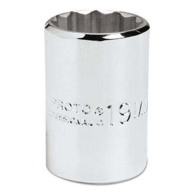 Stanley® Products Torqueplus Metric Sockets 1/2 in, 1/2 in Drive, 32 mm, 12 Points, 5432M