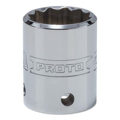 Stanley® Products Tether-Ready Drive Deep Sockets, 1/2 in Drive, 23 mm, 1 17/32 in L, 12 Points, 5423M-TT