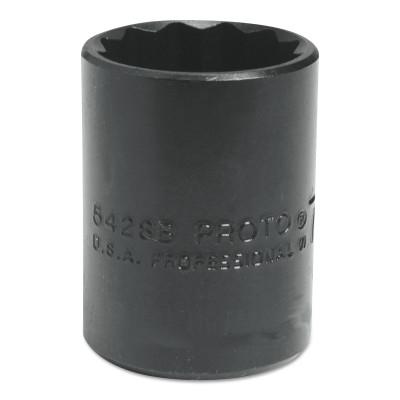 Stanley?? Products Torqueplus Protoblack Sockets, 1/2 in Drive, 7/8 in, 12 Points, 5428B