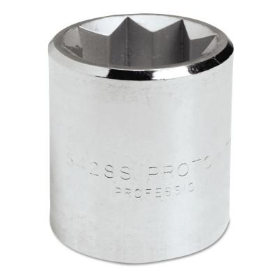 Stanley?? Products Sockets 1/2" Drive, 1/2 in Drive, 7/8 in, 8 Points, 5428S