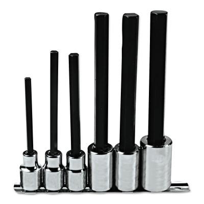 Stanley® Products 6 Piece Extra-Long Hex Bit Socket Sets, 1/2 in, 5441-6XL