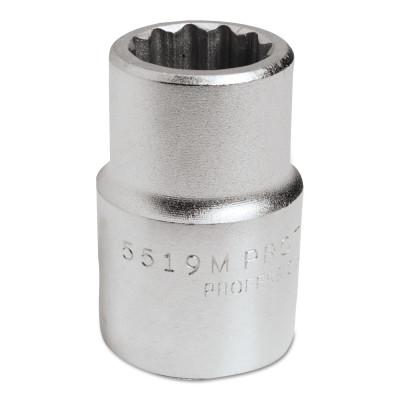 Stanley® Products Torqueplus Metric Sockets 3/4 in, 3/4 in Drive, 25 mm, 12 Points, 5525M
