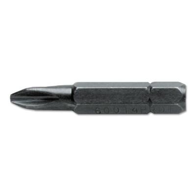 Stanley® Products Phillips ACR Insert Drive Bits, #2, 1/4 in x 1 in, Hex, 60010