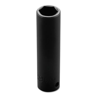 Stanley® Products Torqueplus Metric Deep Impact Sockets 1/4 in, 1/4 in Drive, 9 mm, 6 Points, 6509MH