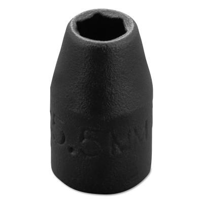 Stanley?? Products Torqueplus Impact Sockets 1/4 in, 1/4 in Drive, 7/32 in, 6 Points, 6907H