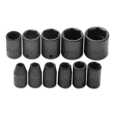 Stanley?? Products Torqueplus Impact Sockets 1/4 in, 1/4 in Drive, 9/16 in, 6 Points, 6918H