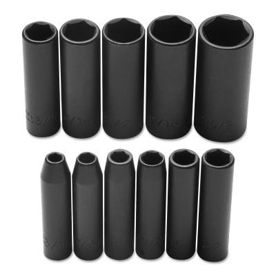 Stanley?? Products Torqueplus Power Magnetic Sockets, 1/4 in Drive, 3/8 in, 6 Points, 6912PF