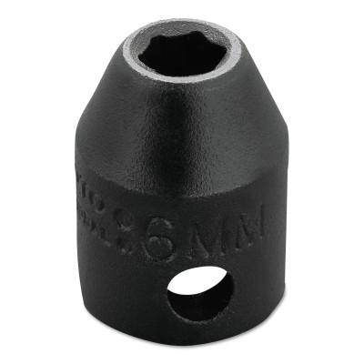 Stanley?? Products Torqueplus Metric Impact Sockets 3/8 in, 3/8 in Drive, 6 mm, 6 Points, 7206M