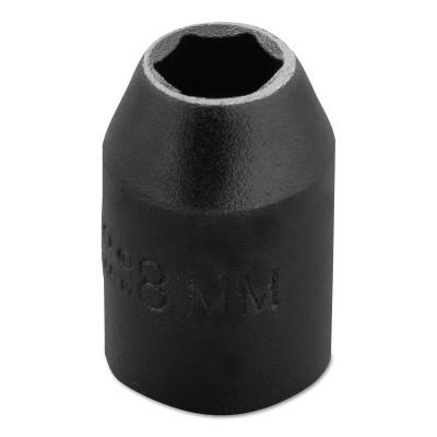 Stanley® Products Torqueplus Metric Impact Sockets 3/8 in, 3/8 in Drive, 8 mm, 6 Points, 7208M
