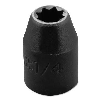 Stanley® Products Torqueplus Impact Sockets 3/8 in, 3/8" Dr, 1/4 in, 8 Pt, 7208S