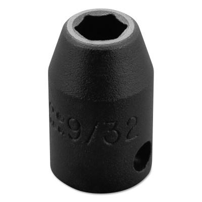 Stanley® Products Torqueplus Impact Sockets 3/8 in, 3/8" Dr, 9/32 in, 6 Pt, 7209H