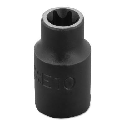 Stanley?? Products Torx Impact Sockets, 3/8 in Drive, E10 Tip, 7210TX