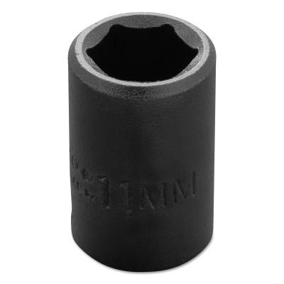 Stanley?? Products Torqueplus Metric Impact Sockets 3/8 in, 3/8 in Drive, 11 mm, 6 Points, 7211M