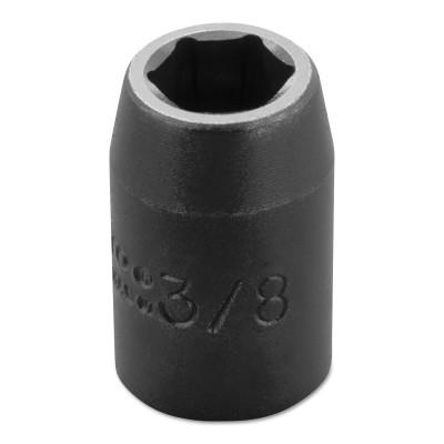 Stanley® Products Torqueplus Impact Sockets 3/8 in, 3/8" Dr, 3/8 in, 6 Pt, 7212H