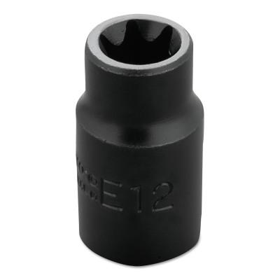 Stanley® Products Torx Impact Sockets, 3/8 in Drive, E12 Tip, 7212TX