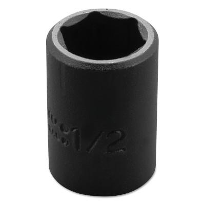 Stanley® Products Torqueplus Impact Sockets 3/8 in, 3/8" Dr, 1/2 in, 6 Points, 7216H