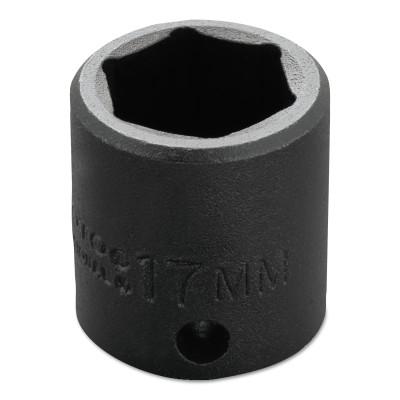 Stanley?? Products Torqueplus Metric Impact Sockets 3/8 in, 3/8 in Drive, 17 mm, 6 Points, 7217M