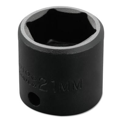 Stanley® Products Torqueplus Metric Impact Sockets 3/8 in, 3/8 in Drive, 21 mm, 6 Points, 7221M
