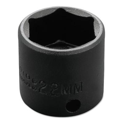Stanley® Products Torqueplus Metric Impact Sockets 3/8 in, 3/8 in Drive, 22 mm, 6 Points, 7222M