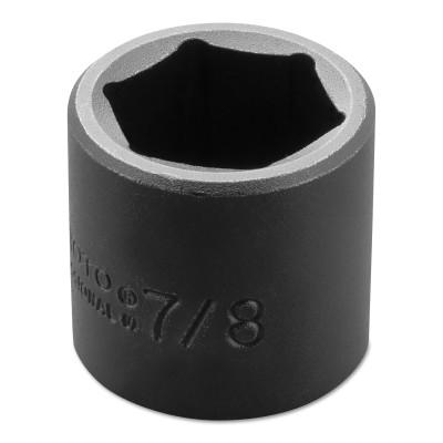 Stanley?? Products Torqueplus Impact Sockets 3/8 in, 3/8" Dr, 7/8 in, 6 Pt, 7228H