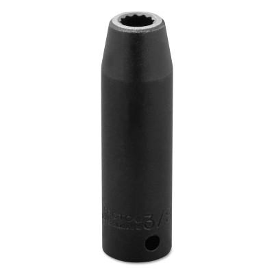 Stanley® Products Torqueplus Deep Impact Sockets 1/2 in, 1/2 in Drive, 34 mm, 6 Points, 7334M