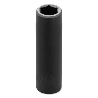 Stanley?? Products Torqueplus Metric Deep Impact Sockets 1/2 in, 1/2 in Drive, 18 mm, 6 Points, 7318M