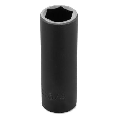 Stanley?? Products Torqueplus Deep Impact Sockets 1/2 in, 1/2 in Drive, 3/4 in, 6 Points, 7324H