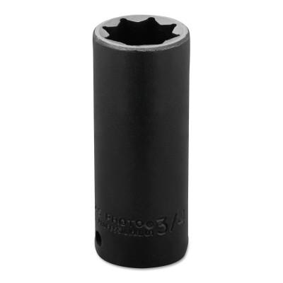 Stanley® Products Torqueplus Deep Impact Sockets 1/2 in, 1/2 in Drive, 1 3/16 in, 12 Points, 7338