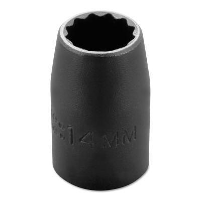 Stanley?? Products Torqueplus Metric Impact Sockets 1/2 in, 1/2 in Drive, 14 mm, 12 Points, 7414MT
