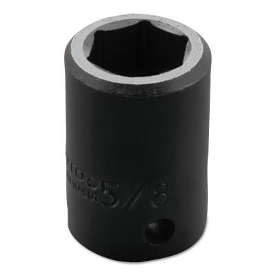 Stanley?? Products Torqueplus Impact Sockets, 1/2 in Drive, 5/8 in Opening, 6 Points, 7420H