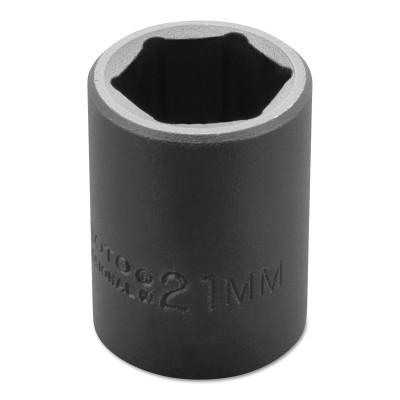 Stanley?? Products Torqueplus Metric Impact Sockets 1/2 in, 1/2 in Drive, 21 mm, 6 Points, 7421M