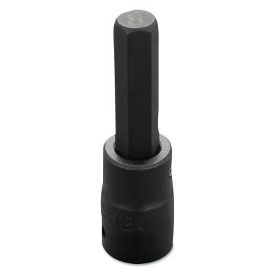 Stanley?? Products Metric Impact Socket Bits, 1/2 in Drive, 12 mm Tip, 7441-12M