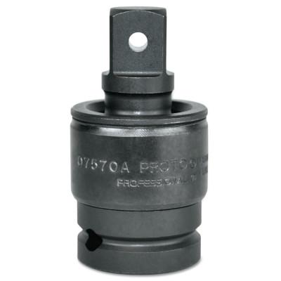 Stanley?? Products 1/2" Drive Impact Universal Joint Sockets, 1/2 in Drive, Black Oxide, 2.6" Long, 74470P