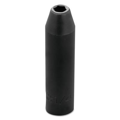 Stanley® Products Torqueplus Deep Impact Sockets , 3/8 in Drive, 1/4 in Opening, 6 Points, 7708H