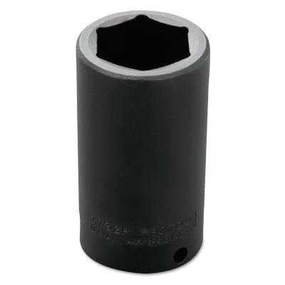 Stanley?? Products Torqueplus Deep Impact Sockets , 3/8 in Drive, 1 in Opening, 6 Points, 7732H