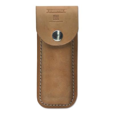 Stanley® Products Folding Knife Blade Sheaths, 1 Compartment, Leather, 95218