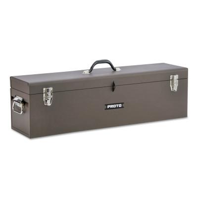 Stanley?? Products Carpenter's Box, 32 in W x 8-1/2 in D x 9-1/2 in H, Steel, Brown, 9979-NA