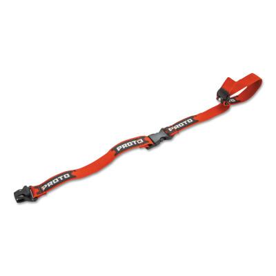 Stanley® Products Hard Hat Lanyards, Red, Bulk, LANHATRD