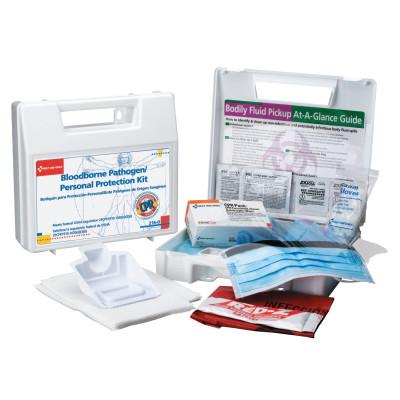First Aid Only® Bloodborne Pathogen Protection Kits, Plastic, Portable, Zipper Case, 216-O