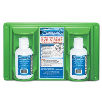 First Aid Only® Eye & Skin Flush Emergency Station/Replacement Twin Bottles, 16 oz, 24-102