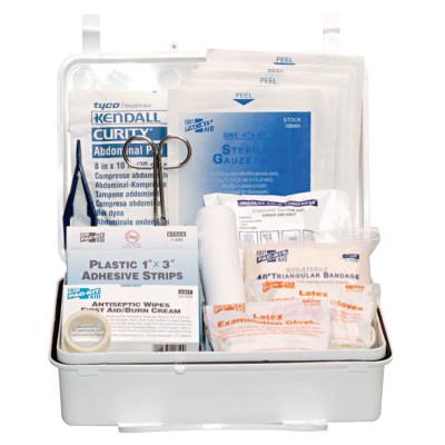 First Aid Only® 25 Person Industrial First Aid Kit, Weatherproof Plastic, Wall Mount, 6084