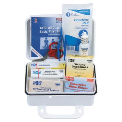 First Aid Only® 10 Person ANSI Plus First Aid Kit, Weatherproof Plastic, Wall Mount, 6410