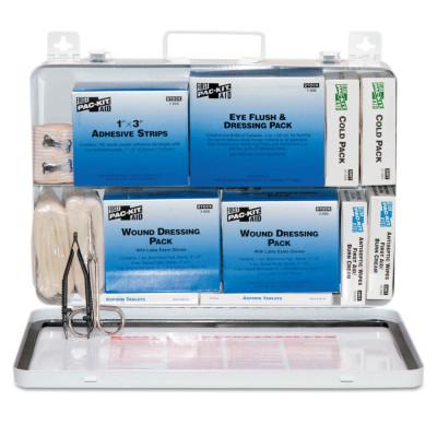 First Aid Only® 50 Person Industrial First Aid Kits, Weatherproof Steel, 6450