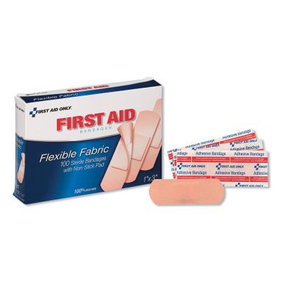 First Aid Only® Fabric Bandage, 1 in x 3in, 90098