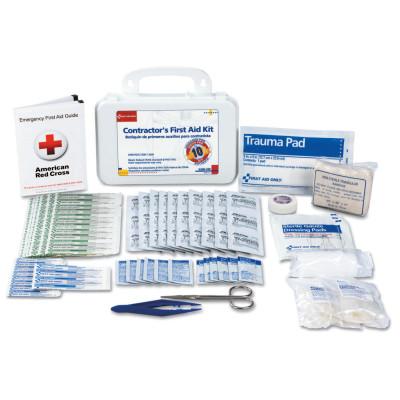 First Aid Only® Contractor's First Aid Kits, 10 Person, Plastic, Portable; Wall Mounted, 9300-10P