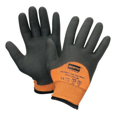 Honeywell NorthFlex Cold Grip Plus 5™ Coated Gloves, Medium, Black/Orange, NFD11HD/8M