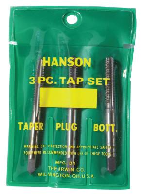 Stanley® Products Plastic Pouched Sets, Taper, Bottoming & Plug, 1/4 in - 28 NF, 2623