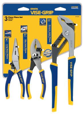 Stanley?? Products 3 Pc. ProPlier Sets, Long Nose/Slip Joint/Groove, 2078704