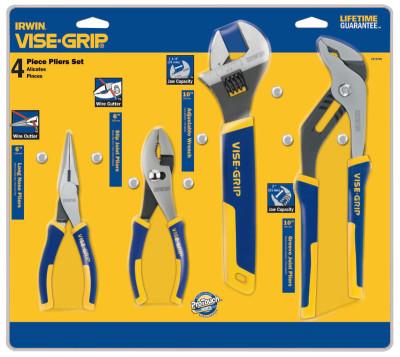 Stanley?? Products 4-pc ProPlier Sets, 6in Long Nose/6in Slip Joint/10in Pliers/Tray, 2078705